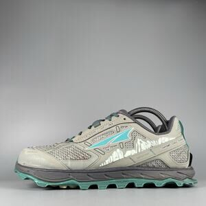 Altra Lone Peak 4 Women's Size 9.5 Gray Trail Running Sneakers Athletic Shoe EUC